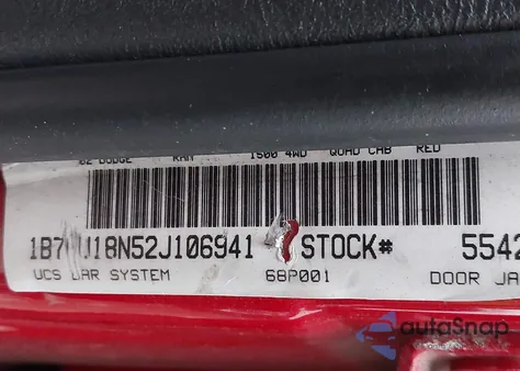 2002 Dodge Ram 1500 St from USA, damaged, VIN 1B7HU18N52J106941